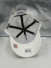 Load image into Gallery viewer, Stylish USC Trojans NCAA '47 Brand White Clean Up Adjustable Strapback Hat worn by a fan, representing school spirit and comfort at events.