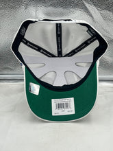 Load image into Gallery viewer, Worn Seattle Seahawks NFL '47 Brand Throwback White Hitch Snapback Adjustable Hat on display, perfect for game day or casual outings.