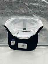 Load image into Gallery viewer, Miami Hurricanes NCAA '47 Brand White Script Hitch Rope Adjustable Snapback Hat worn by a fan, perfect for tailgating and casual outings.