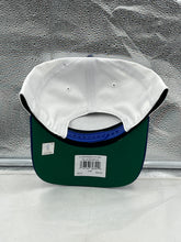 Load image into Gallery viewer, Dallas Mavericks NBA '47 Brand White Script Hitch Snapback Adjustable Hat showcasing bold team logo and adjustable snapback design.