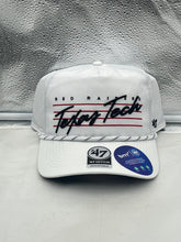 Load image into Gallery viewer, Texas Tech Red Raiders NCAA '47 Brand White Hitch Script Adjustable Snapback Hat showcasing stylish design and iconic logo for dedicated fans.