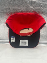 Load image into Gallery viewer, Back view of the adjustable Wisconsin Badgers NCAA '47 Brand Red Rope Script Hitch Adjustable Hat highlighting the strap and fit.