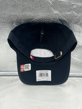 Load image into Gallery viewer, Indiana Hoosiers NCAA '47 Brand Black Clean Up Adjustable Hat worn by a fan at a sporting event, demonstrating team pride and casual style.
