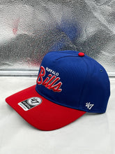 Load image into Gallery viewer, Buffalo Bills Throwback NFL '47 Brand Blue Script Hitch Snapback Adjustable Hat - Casey's Sports Store