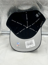 Load image into Gallery viewer, Adjustable snapback closure of the Colorado Buffaloes NCAA '47 Black Reversed Hitch Script Hat, ensuring a comfortable fit for all-day wear.