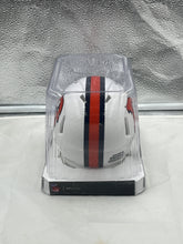 Load image into Gallery viewer, Denver Broncos NFL Riddell Speed White Alternate Replica Mini Helmet in a display case, illustrating the perfect gift for fans and collectors alike.