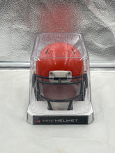 Load image into Gallery viewer, Chicago Bears NFL Riddell Speed Orange Alternate Replica Mini Helmet close-up detailing the craftsmanship and vibrant orange finish.