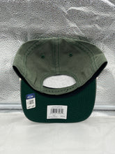 Load image into Gallery viewer, Miami Hurricanes NCAA '47 Brand Green Hitch Adjustable Snapback Hat worn outdoors, representing school spirit during a casual outing.