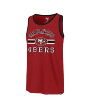 Load image into Gallery viewer, San Francisco 49ers NFL '47 Brand Red Men's Tank Top Shirt - Casey's Sports Store