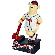 Load image into Gallery viewer, Atlanta Braves MLB 12" Blooper Garden Mascot Statue by Team Sports America, perfect for outdoor decor and showcasing team spirit.