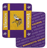 Minnesota Vikings NFL 60" x 70" Plush Throw Blanket by Pegasus Sports, perfect for fans to stay warm and show team spirit.