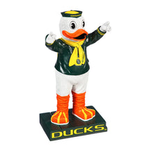 Load image into Gallery viewer, Oregon Ducks NCAA 12" Garden Mascot Statue by Evergreen Enterprises, a vibrant and durable figurine showcasing the iconic green and yellow colors of the Ducks, perfect for garden decor or sports memorabilia collection.