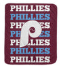 Philadelphia Phillies MLB Throwback 60" x 70" Plush Throw Blanket by Pegasus Sports featuring the Philadelphia Phillies team logo, perfect for fans and collectors - Philadelphia Phillies Blanket.