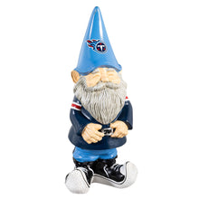 Load image into Gallery viewer, Tennessee Titans NFL Garden Gnome 11 inches tall by Evergreen Enterprises, vibrant team colors, perfect for outdoor decor and showcasing team spirit.