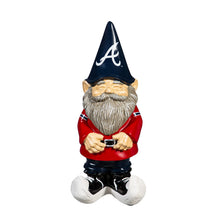 Load image into Gallery viewer, Atlanta Braves MLB Garden Gnome 11" Tall Evergreen Enterprises, a colorful and durable garden decoration showcasing team spirit for fans.