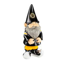 Load image into Gallery viewer, Boston Bruins NHL 11" Tall Garden Gnome by Evergreen Enterprises - a decorative outdoor figure representing the Boston Bruins Gnome.