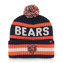 Load image into Gallery viewer, Chicago Bears NFL '47 Brand Winter Beanie Knit Ski Cap Hat, stylish winter accessory for NFL fans, featuring classic knit design in team colors, perfect for cold weather and game days.