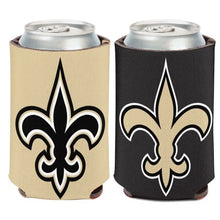 Load image into Gallery viewer, New Orleans Saints NFL 2-Sided Koozies Coozies Can Cooler Wincraft, featuring a double-sided Saints logo design for keeping beverages cold