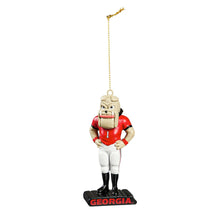 Load image into Gallery viewer, Georgia Bulldogs NCAA Mascot Statue Christmas Ornament by Evergreen Enterprises, perfect for holiday decor and a must-have Georgia Bulldogs Ornament.