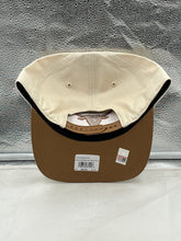 Load image into Gallery viewer, Texas Longhorns NCAA '47 Brand Natural Two Tone Hitch Adjustable Snapback Hat modeled on a person, highlighting its versatility for game day or everyday wear.