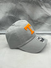 Load image into Gallery viewer, Close-up view of the Tennessee Volunteers NCAA '47 Gray Clean Up Adjustable Strapback Hat, highlighting the adjustable strap and comfortable fit.