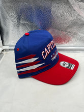 Load image into Gallery viewer, Washington Capitals NHL '47 Brand Blue Diamond Hitch Adjustable Snapback Hat - Back view displaying the adjustable strap for a customized fit.