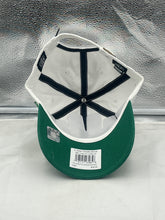 Load image into Gallery viewer, Model wearing the 47 Philadelphia Eagles NFL Throwback White Two Tone Adjustable Hat - Classic Clean Up Style, representing a stylish way to support your team with this Philadelphia Eagles hat.