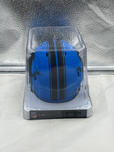 Load image into Gallery viewer, Detroit Lions NFL Riddell Speed Blue Rave Alternate Replica Mini Helmet showcasing a vibrant design, perfect for fans and collectors.