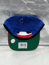 Load image into Gallery viewer, Atlanta Braves MLB '47 Brand Throwback Script Hitch Rope Adjustable Snapback Hat featuring retro script logo and durable rope detail.