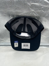 Load image into Gallery viewer, Kentucky Wildcats NCAA '47 Brand Black Trucker Adjustable Snapback Hat back view illustrating the breathable mesh design.