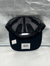 Load image into Gallery viewer, 47 Brand Philadelphia Eagles NFL Throwback Black Trucker Adjustable Hat - Classic Style displayed against a white background, an essential Philadelphia Eagles hat for any supporter.