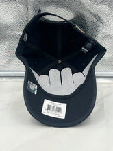 Load image into Gallery viewer, Minnesota Vikings NFL '47 Brand Black Clean Up Strapback Adjustable Hat featuring adjustable strapback design for a perfect fit, ideal for any Vikings supporter.