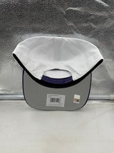 Load image into Gallery viewer, LSU Tigers NCAA '47 Brand White Two Tone Hitch Adjustable Snapback Hat worn by a fan at a game, displaying team spirit.