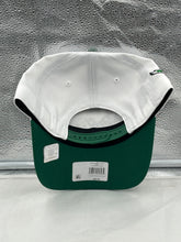 Load image into Gallery viewer, Lifestyle shot of a person wearing the Philadelphia Eagles NFL '47 Throwback White Script Hitch Snapback Adjustable Hat at a game.