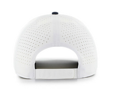 Load image into Gallery viewer, USA Golf '47 Brand White Two Tone Rope Hitch Adjustable Hat showcasing its unique design - Perfect USA Golf Hat for outdoor activities.