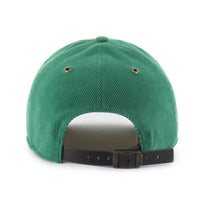 Load image into Gallery viewer, Oregon Ducks NCAA '47 Brand Throwback Corduroy Green Hitch Adjustable Hat shown from a different angle, highlighting its adjustable feature, ideal for wearing as an Oregon Ducks hat.