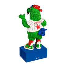 Load image into Gallery viewer, Close-up view of the Philadelphia Phillies MLB 12" Phanatic Garden Mascot Statue, highlighting intricate details and vibrant colors that represent the beloved Phillies mascot.