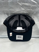 Load image into Gallery viewer, Back view of the Illinois Fighting Illini NCAA '47 Brand Black Trucker Adjustable Snapback Hat showing the adjustable snapback closure.