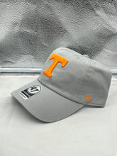 Load image into Gallery viewer, Stylish and versatile Tennessee Volunteers NCAA '47 Gray Clean Up Adjustable Strapback Hat with adjustable strap for a comfortable fit, ideal for game day or casual outings.