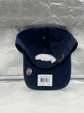 Load image into Gallery viewer, Cleveland Guardians MLB '47 Brand Throwback Navy Clean Up Adjustable Hat showcasing the vintage design and comfortable fit, perfect for game-day attire.