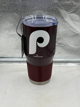 Load image into Gallery viewer, Philadelphia Phillies MLB 30oz Throwback Red Tumbler Cup Mug Logo Brands featuring the iconic team logo, perfect for fans. This Philadelphia Phillies Tumbler is ideal for beverages on-the-go.