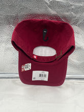 Load image into Gallery viewer, Side view of the Indiana Hoosiers NCAA '47 Brand Red Clean Up Adjustable Hat showcasing its stylish design and classic red color, ideal for showing team spirit.