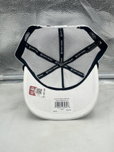 Load image into Gallery viewer, Iowa Hawkeyes NCAA 47 Brand White Script Rope Hitch Mesh Adjustable Snapback Hat displayed on a table, perfect for game day or tailgate parties.