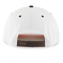 Load image into Gallery viewer, Cleveland Browns hat, Cleveland Browns NFL '47 Brand White Roscoe Hitch Rope Adjustable Snapback Hat adjustable snapback detail