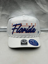 Load image into Gallery viewer, Florida Gators NCAA '47 Brand White Rope Script Hitch Adjustable Hat