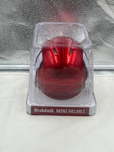 Load image into Gallery viewer, Wisconsin Badgers NCAA Riddell Speed Red Flash Alternate Mini Helmet showcasing vibrant red hues and authentic team details, perfect for collectors and fans.
