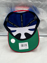 Load image into Gallery viewer, Casual setting showcasing Atlanta Braves MLB '47 Brand Throwback Script Hitch Rope Adjustable Snapback Hat worn by a fan, perfect for game day.