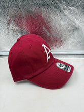 Load image into Gallery viewer, Arkansas Razorbacks NCAA '47 Brand Throwback Red Clean Up Adjustable Hat