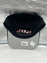 Load image into Gallery viewer, Lifestyle image of the Atlanta Falcons NFL '47 Brand Black Reversed Script Hitch Snapback Adjustable Hat worn by a fan, representing their support for the Atlanta Falcons hat.