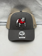 Load image into Gallery viewer, Georgia Bulldogs NCAA '47 Brand Gray Mesh MVP Adjustable Hat Cap